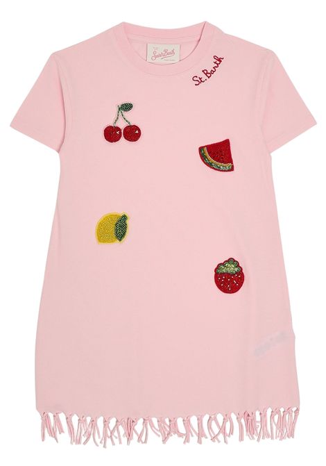 Abito bambina rosa in cotone MC2 SAINT BARTH | ABY000100284LROSA