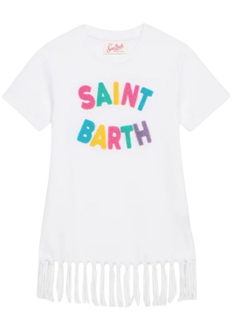 Abito bambina bianco in cotone MC2 SAINT BARTH | ABY000104549H/DELBIANCO