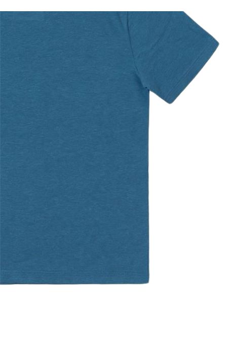 T-shirt bambino cielo in lino MC2 SAINT BARTH | ALE000200110H/DELCIELO