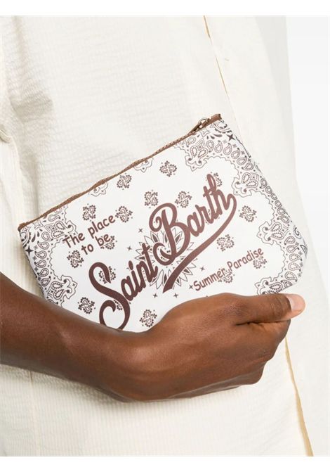 Pochette unisex in fantasia beige MC2 SAINT BARTH | ALI00103131LBEIGE
