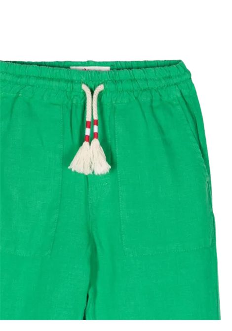 Pantalone bambino verde in lino MC2 SAINT BARTH | CAA000201205F/DELVERDE