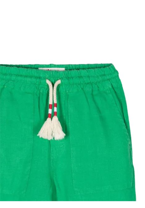 Pantalone bambino verde in lino MC2 SAINT BARTH | CAA000201205FF/DELVERDE CHIARO