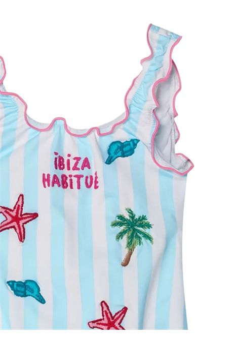 One-piece swimsuit for girls MC2 SAINT BARTH | CLI00104193H/ANAZZURRO