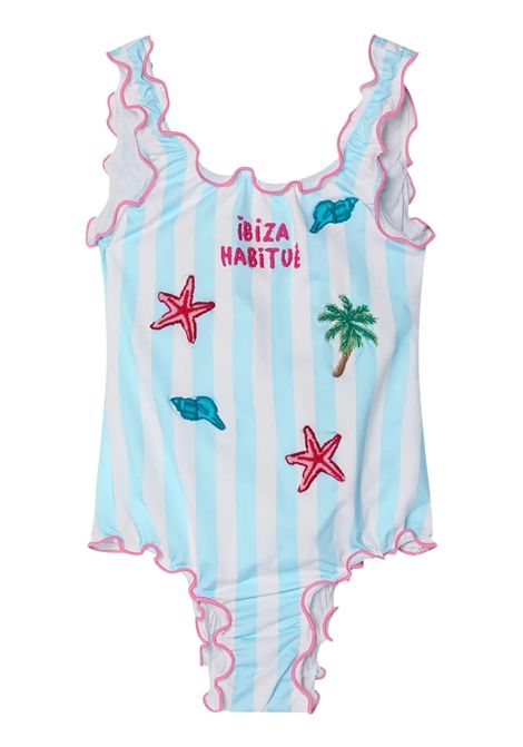 One-piece swimsuit for girls MC2 SAINT BARTH | CLI00104193H/ANAZZURRO