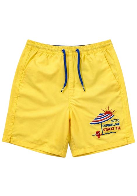 Yellow children's swimsuit MC2 SAINT BARTH | COM0004/ANGIALLO