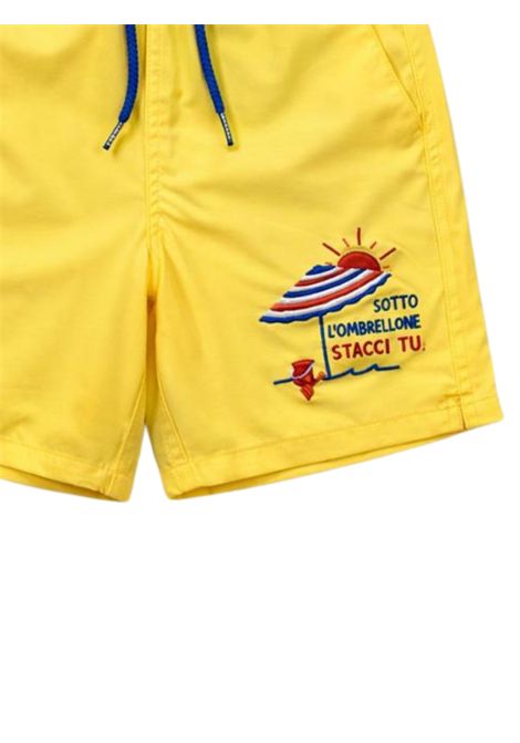 Yellow children's swimsuit MC2 SAINT BARTH | COM0004/ANGIALLO