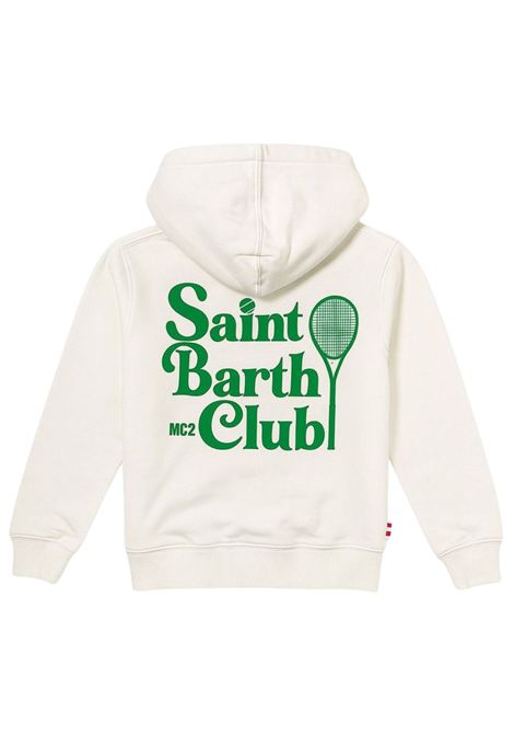 Felpa bambino bianca in cotone MC2 SAINT BARTH | CON000100424F/DELBIANCO