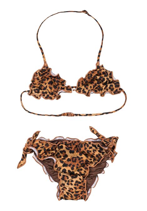 Costume da bagno bambina due pezzi MC2 SAINT BARTH | CRIS00104268H/DELLEOPARDATO