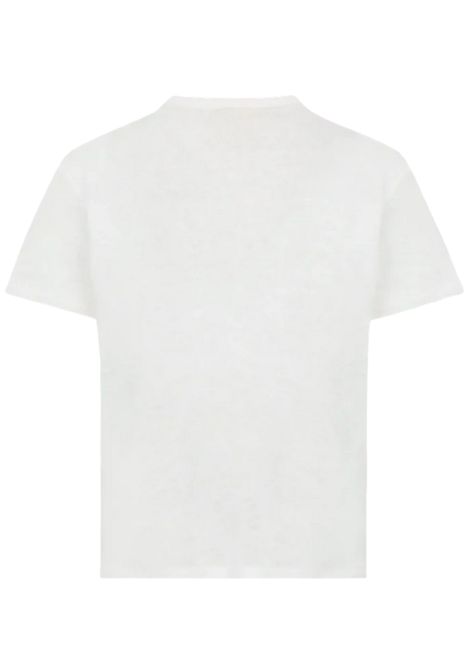 White linen baby t-shirt MC2 SAINT BARTH | CRO000604221H/DELBIANCO