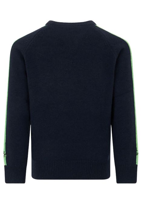 Blue wool sweater for children MC2 SAINT BARTH | DOU001600166E/DELBLU