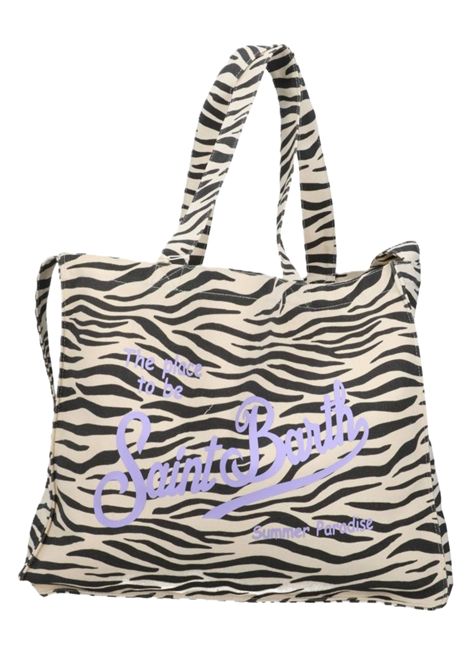 Borsa MC2 SAINT BARTH tote Essential Bag multicolore con motivo animalier zebrata MC2 SAINT BARTH | EBAGN00703322LZEBRA
