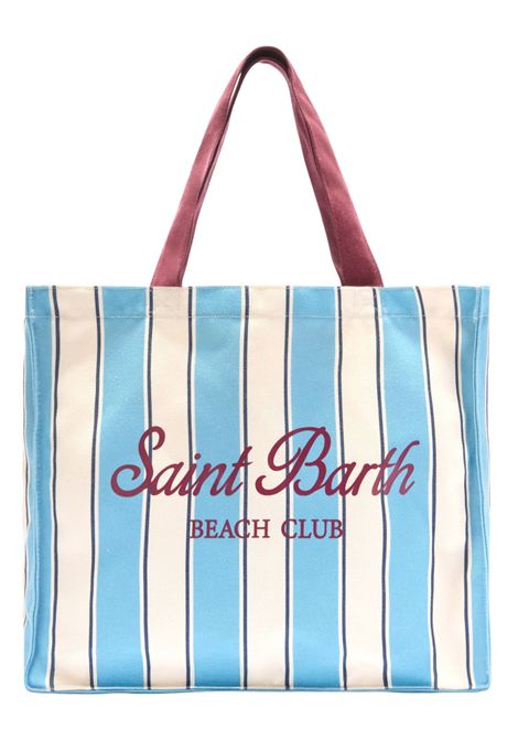 Borsa MC2 SAINT BARTH tote Essential Bag multicolore con motivo a righe azzurro/sabbia MC2 SAINT BARTH | EBAGN00707578LAZZURRO