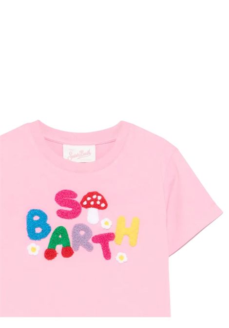 T-shirt bambina rosa in cotone MC2 SAINT BARTH | ELLY00103298H/DELROSA