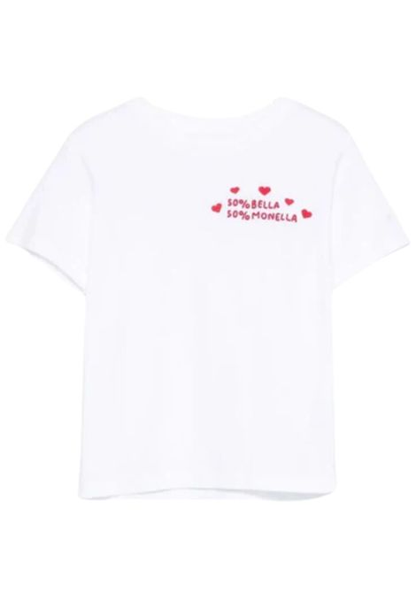 White cotton T-shirt for girls MC2 SAINT BARTH | ELLY00103306H/DELBIANCO