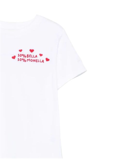 White cotton T-shirt for girls MC2 SAINT BARTH | ELLY00103306H/DELBIANCO