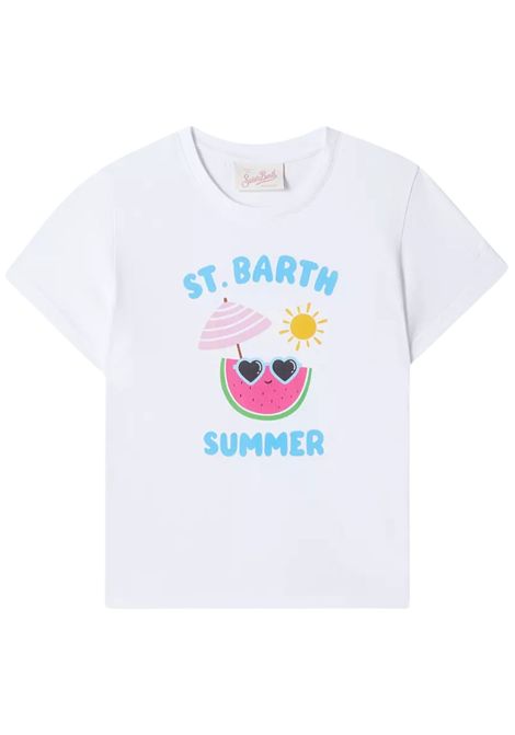 White cotton T-shirt for girls MC2 SAINT BARTH | ELLY00103687H/DELBIANCO