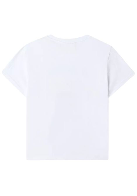 White cotton T-shirt for girls MC2 SAINT BARTH | ELLY00103687H/DELBIANCO