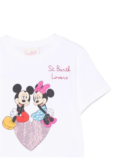 White cotton T-shirt for girls MC2 SAINT BARTH | ELLY00104954H/DELBIANCO