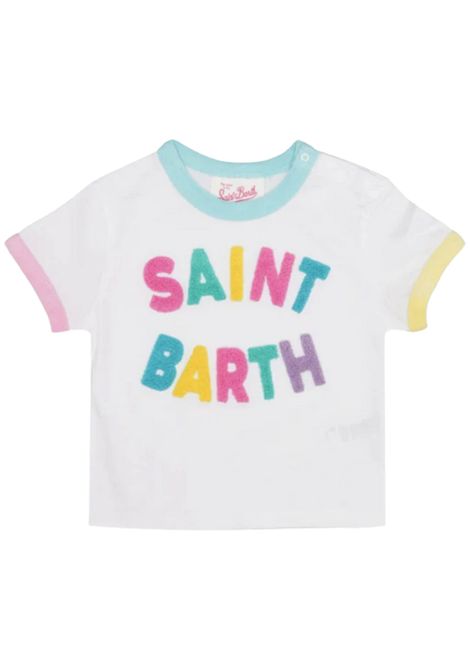White cotton T-shirt for girls MC2 SAINT BARTH | ELLY00304549H/DELBIANCO