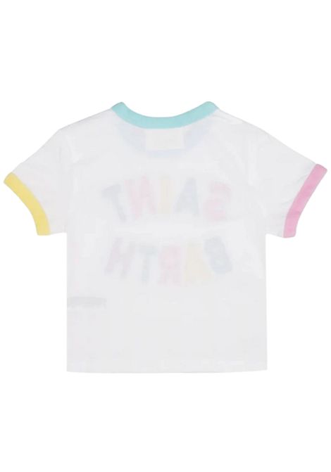 T-shirt bambina bianca in cotone MC2 SAINT BARTH | ELLY00304549H/DELBIANCO