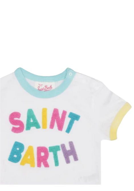 T-shirt bambina bianca in cotone MC2 SAINT BARTH | ELLY00304549H/DELBIANCO