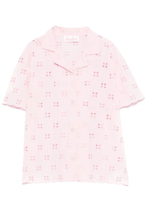 Camicia bambina rosa in cotone MC2 SAINT BARTH | EVL000101511H/DELROSA