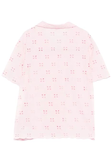 Camicia bambina rosa in cotone MC2 SAINT BARTH | EVL000101511H/DELROSA