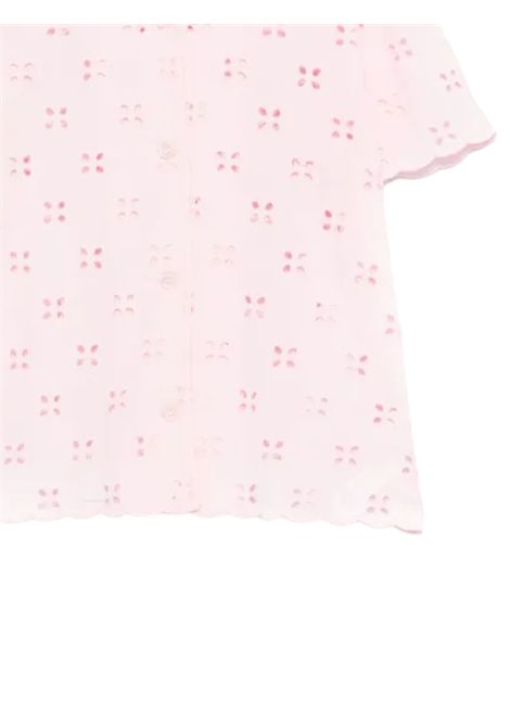 Camicia bambina rosa in cotone MC2 SAINT BARTH | EVL000101511H/DELROSA