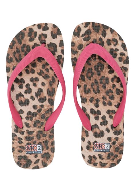 Infradito bambina leopardato MC2 SAINT BARTH | FLFL00103735H/DELLEOPARDATO