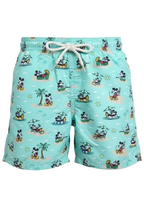 Costume da bagno bambino verde acqua MC2 SAINT BARTH | JEA000401110LVERDE ACQUA