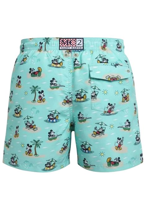 Costume da bagno bambino verde acqua MC2 SAINT BARTH | JEA000401110LVERDE ACQUA
