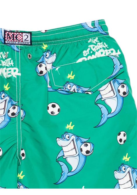 Costume da bagno bambino verde MC2 SAINT BARTH | JEA000401209H/DELVERDE
