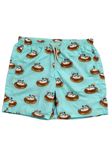 Blue children's swimsuit MC2 SAINT BARTH | JEA000403064H/ANAZZURRO