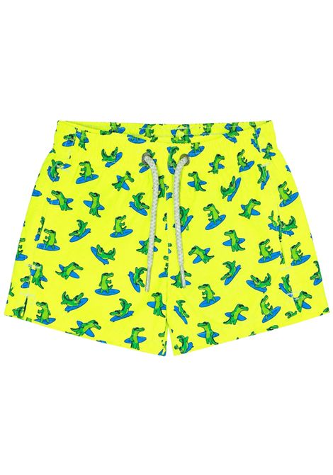 Neon yellow baby swimsuit MC2 SAINT BARTH | JEA000403400LGIALLO FLUO