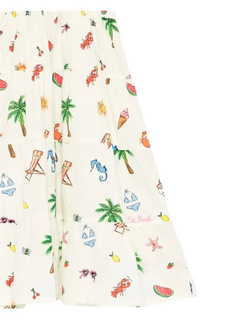 Abito bambina sabbia in cotone MC2 SAINT BARTH | JME00100365H/DELSABBIA