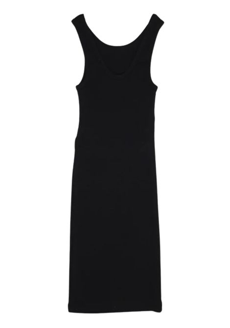 Abito bambina nero in cotone MC2 SAINT BARTH | JNF000200107H/DELNERO