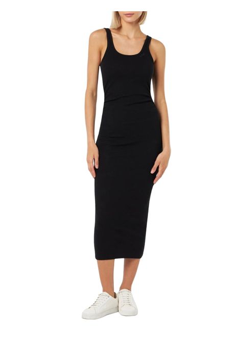 Abito bambina nero in cotone MC2 SAINT BARTH | JNF000200107H/DELNERO