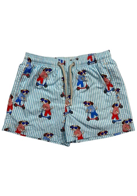 Costume da bagno bambino azzurro MC2 SAINT BARTH | JRA000403070H/DELAZZURRO
