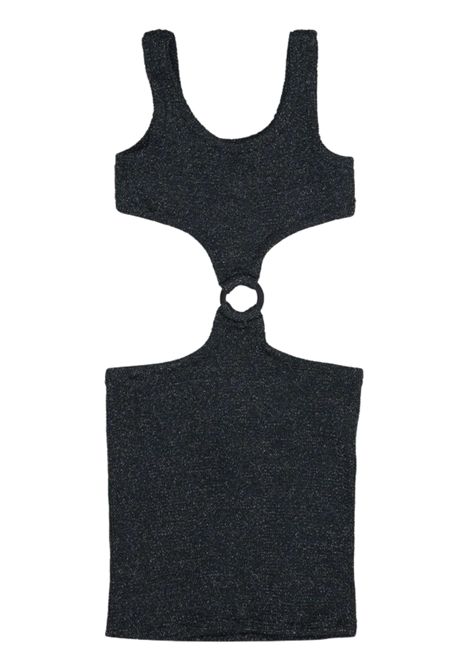 Abito bambina nero in lurex MC2 SAINT BARTH | KIM000204467H/DELNERO
