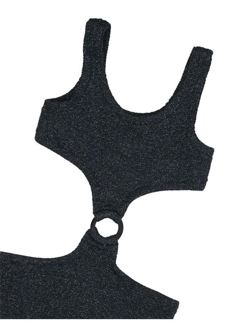 Abito bambina nero in lurex MC2 SAINT BARTH | KIM000204467H/DELNERO