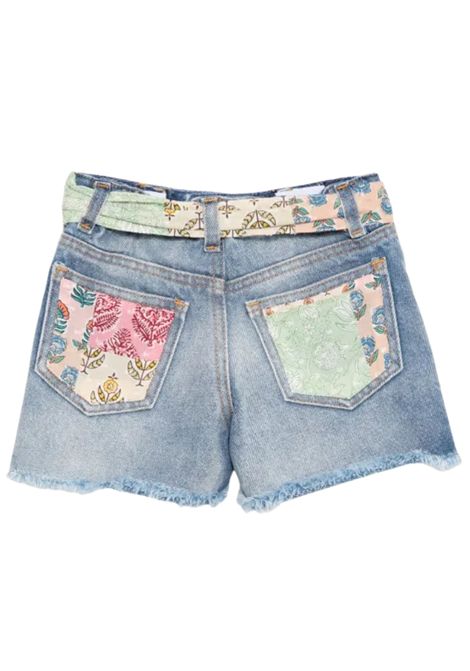 Shorts bambina in cotone denim MC2 SAINT BARTH | KOK000104162H/DELDENIM