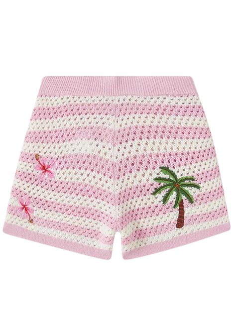 Shorts bambina in misto cotone MC2 SAINT BARTH | LACE STRIPE/ANROSA