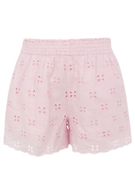 Shorts bambina rosa in cotone MC2 SAINT BARTH | MEA00101511H/DELROSA