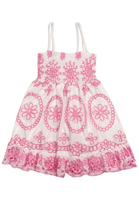 Abito bambina rosa in cotone MC2 SAINT BARTH | MIKI/ANROSA