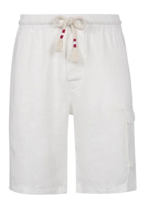 Bermuda bambino bianco in lino MC2 SAINT BARTH | MRE000101896H/DELBIANCO