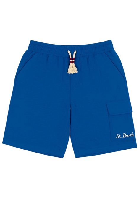 Bermuda bambino blu in cotone MC2 SAINT BARTH | MRE000103227F/DELBLU