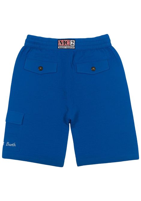 Bermuda bambino blu in cotone MC2 SAINT BARTH | MRE000103227F/DELBLU