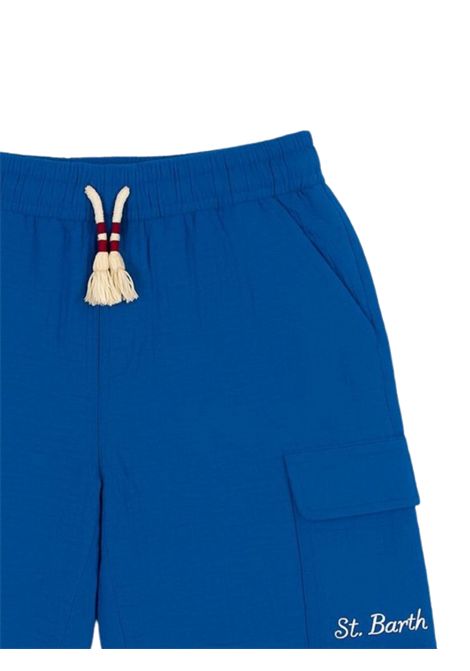 Bermuda bambino blu in cotone MC2 SAINT BARTH | MRE000103227F/DELBLU