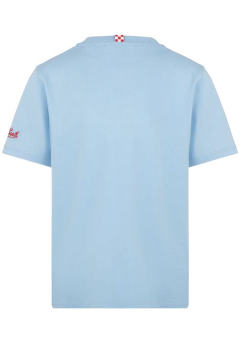 T-shirt bambino azzurra in cotone MC2 SAINT BARTH | ORTOFINO/ANAZZURRO