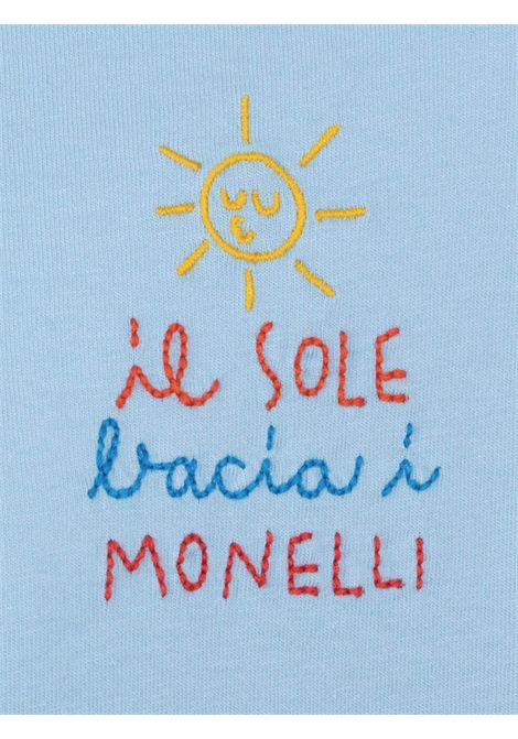 T-shirt bambino azzurra in cotone MC2 SAINT BARTH | ORTOFINO/ANAZZURRO